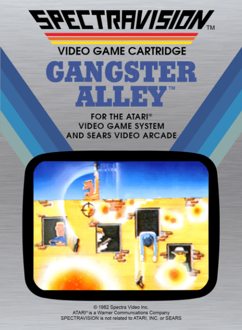 Gangster Alley box art for Atari 2600